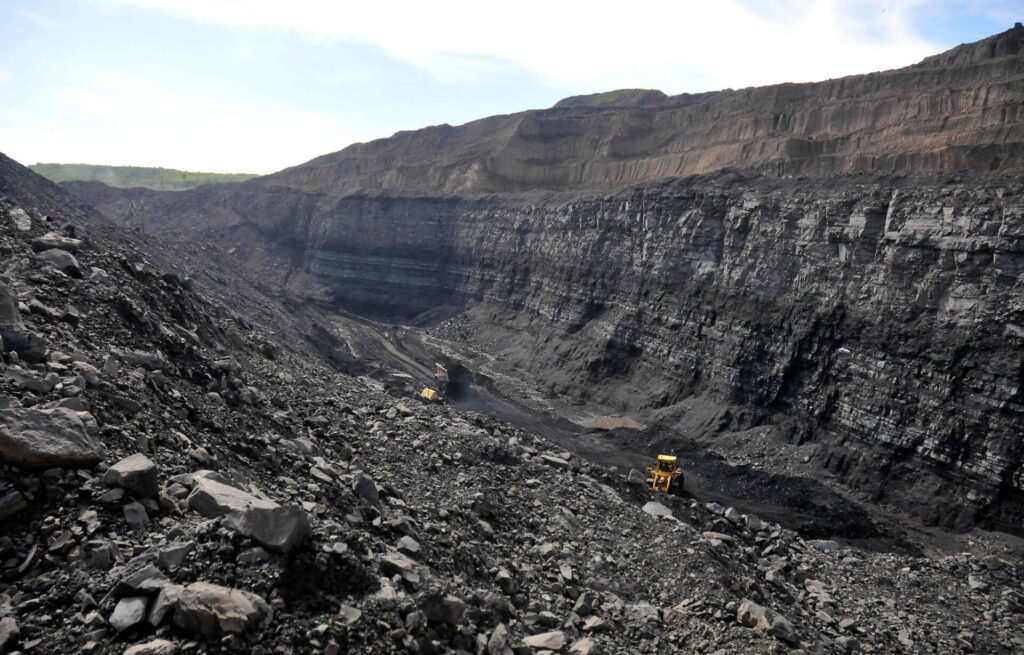 Coal mining in Khakassia region