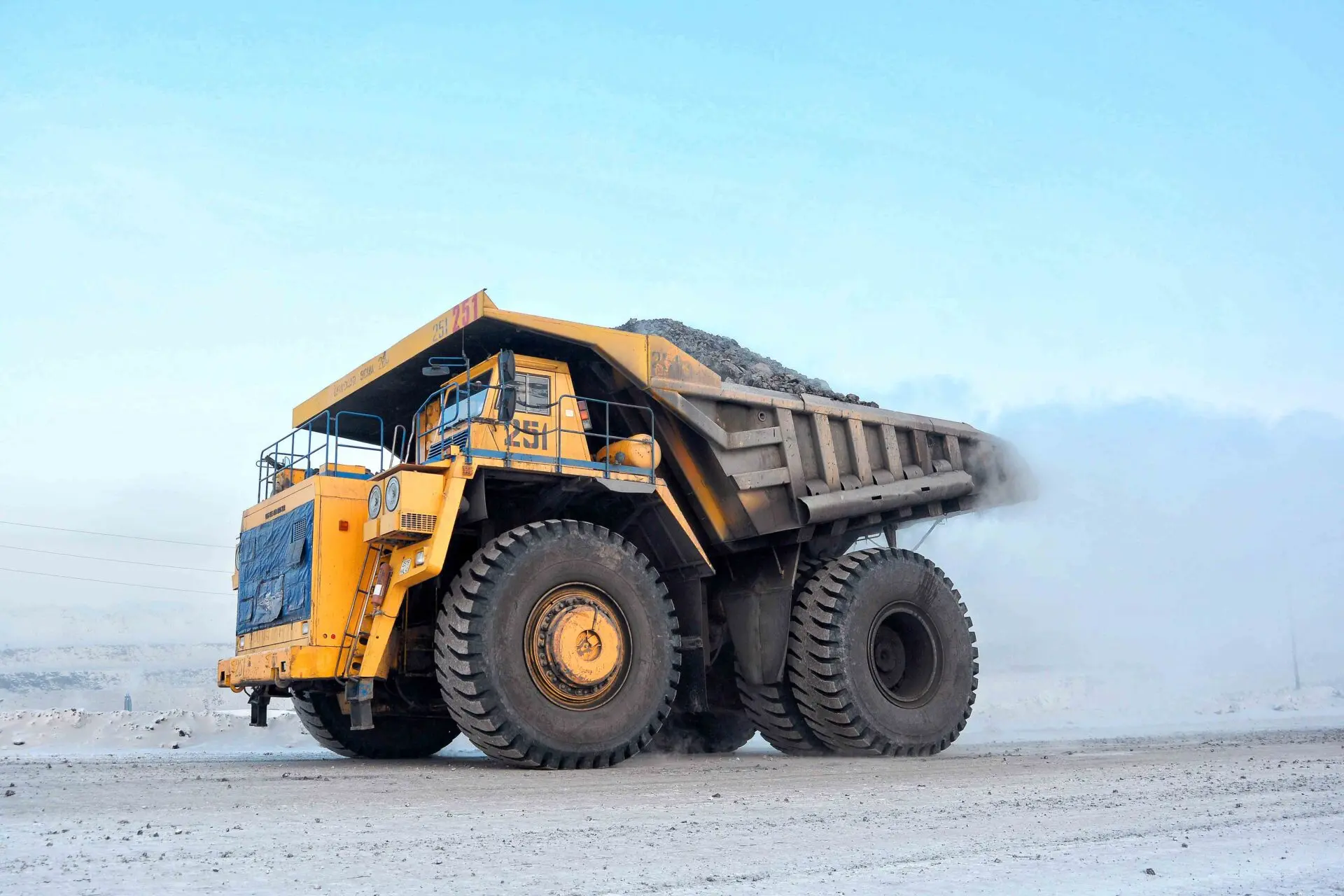 Coal mining and transport operations illustrating shifts in Russian coal export flows.