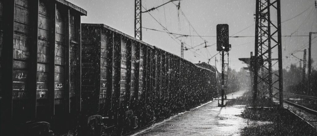 Rail freight wagons highlighting risks to Russian coal exports under RZD ship-or-pay proposals