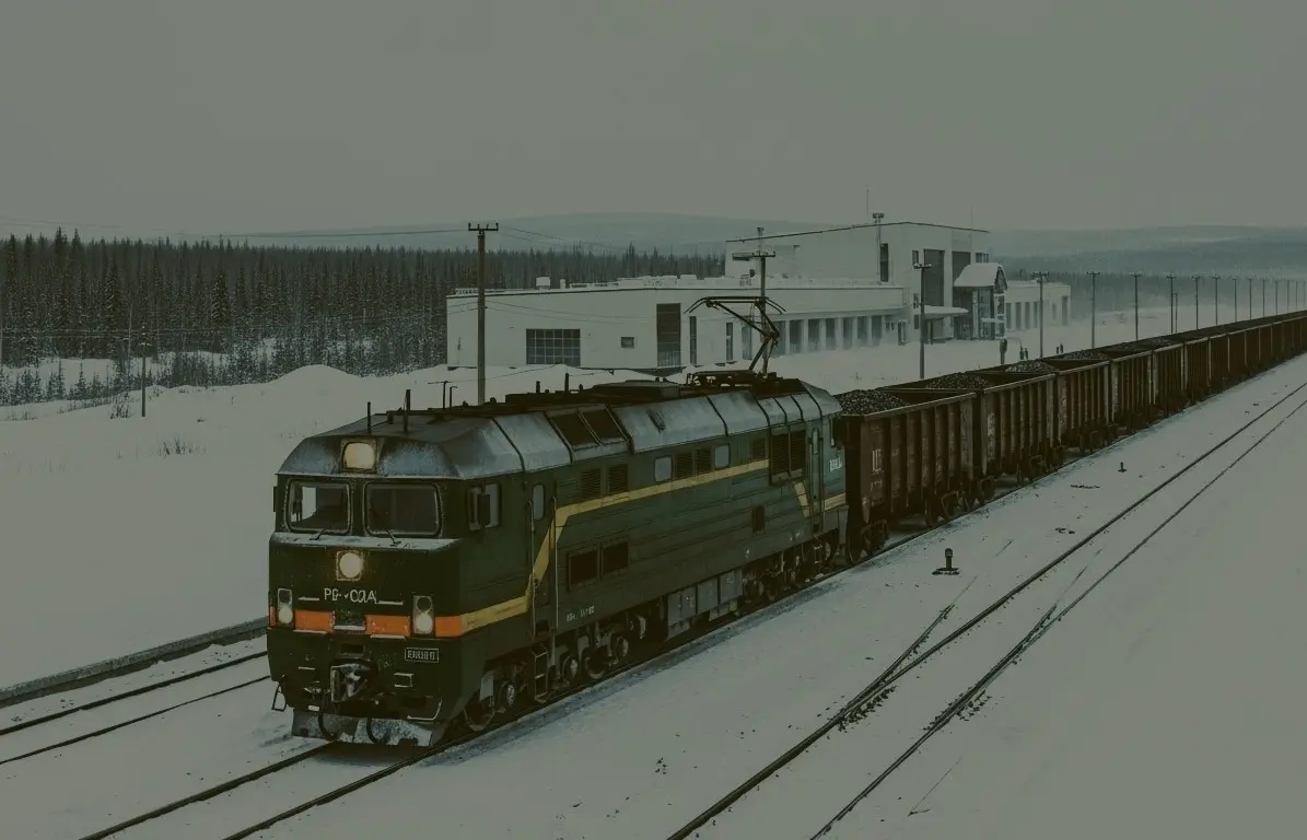freight trucks crossing China border checkpoint representing 2025 coal trade flows