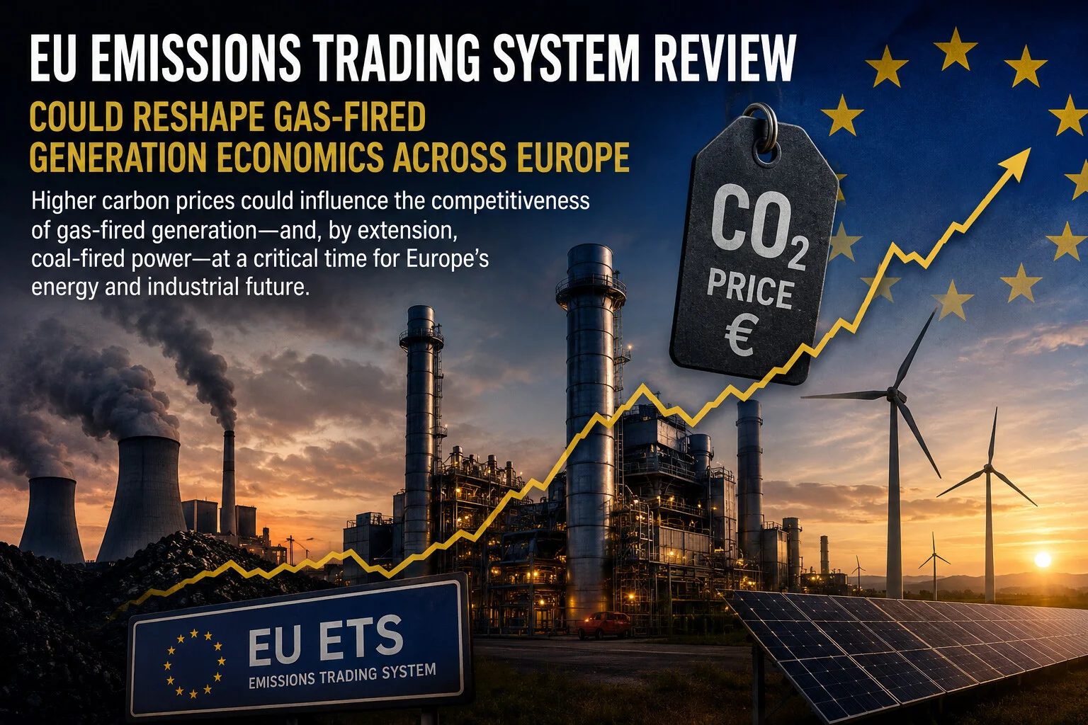 EU Emissions Trading System review and European power generation | The Coal Hub EU Emissions Trading System review affecting carbon prices and gas- and coal-fired generation in Europe
