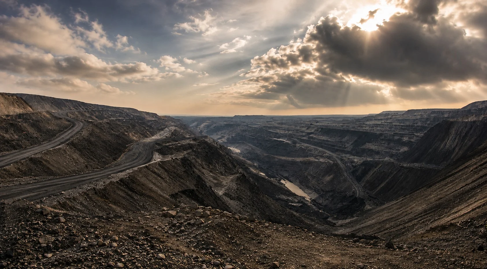 Russian coal industry tax deferrals in 2026 | The Coal Hub Open-pit coal mine illustrating financial pressure across the Russian coal industry