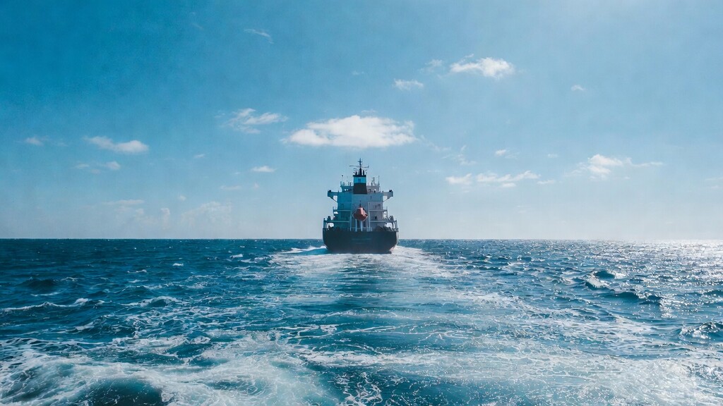Cargo vessel sailing at sea as global coal prices diverge across major markets